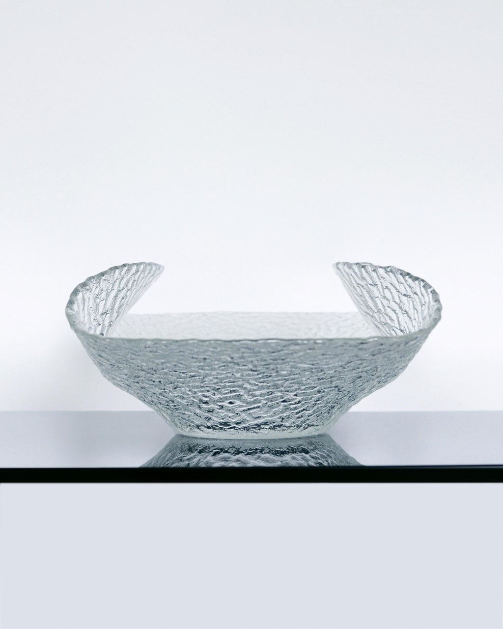 1970s Pukeberg Glass Centrepiece Bowl Designed by Uno Westerberg